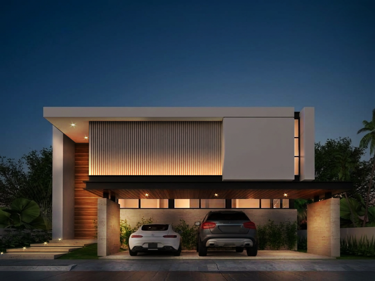 Modern Minimalist Home Facade